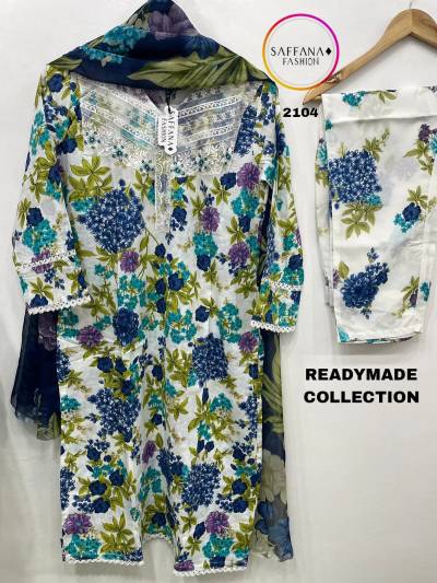 DN 2104 BY SAFFANA COTTON PRINT SALWAR KAMEEZ EXPORTER IN INDIA